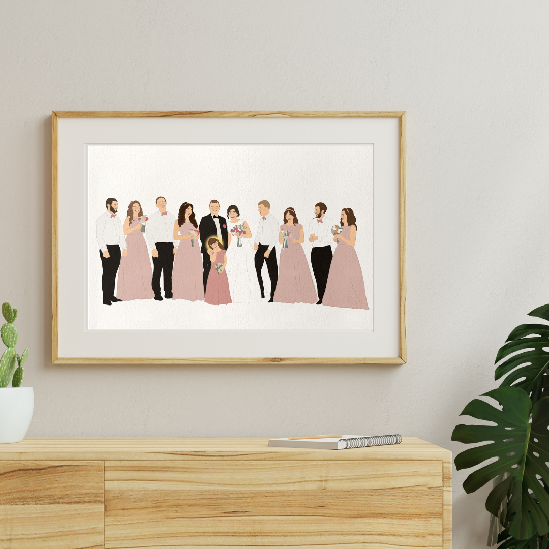 Personalized Digital Portrait – Add Your Loved Ones | Custom Family & Pet Keepsake (Kopie)
