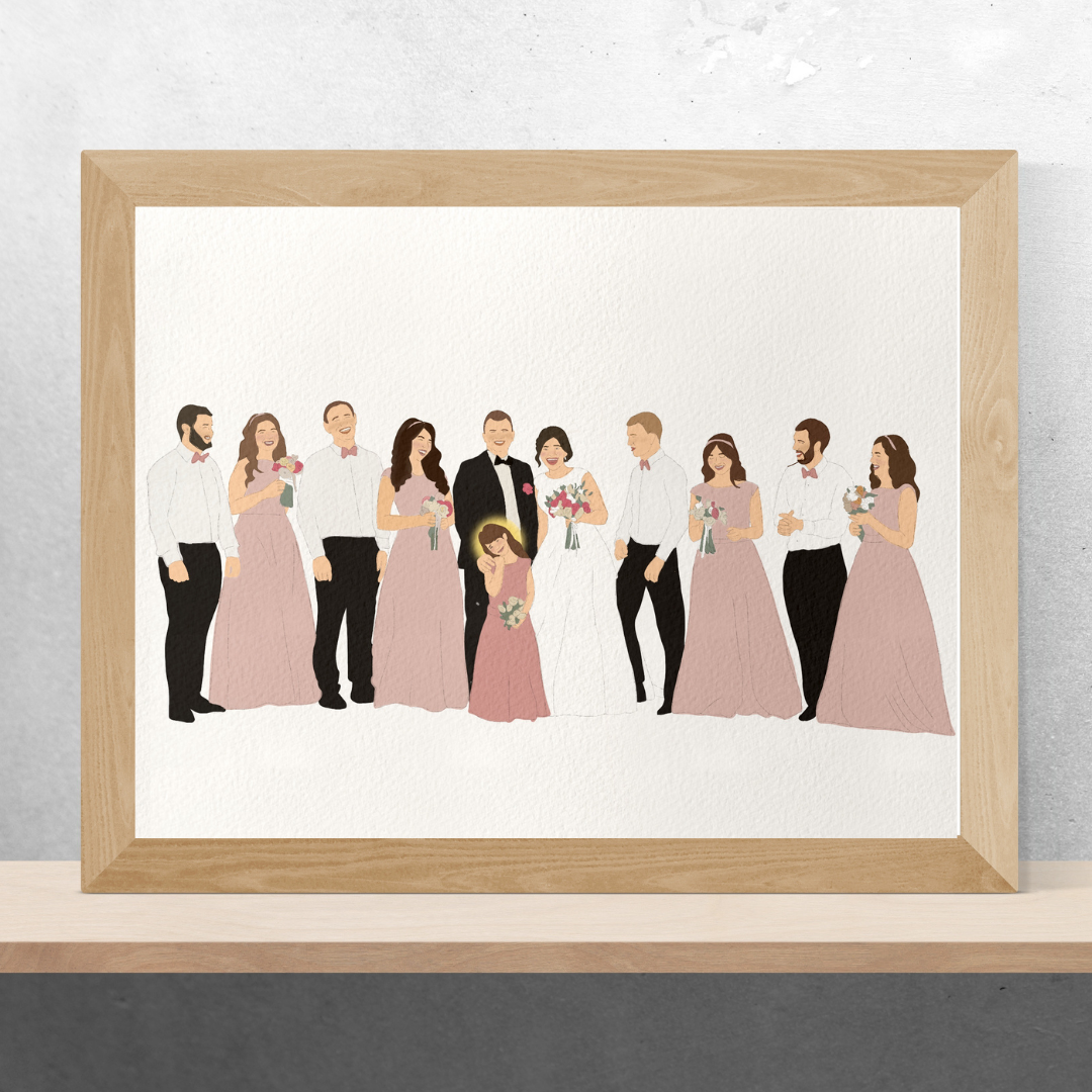 Personalized Digital Portrait – Add Your Loved Ones | Custom Family & Pet Keepsake (Kopie)