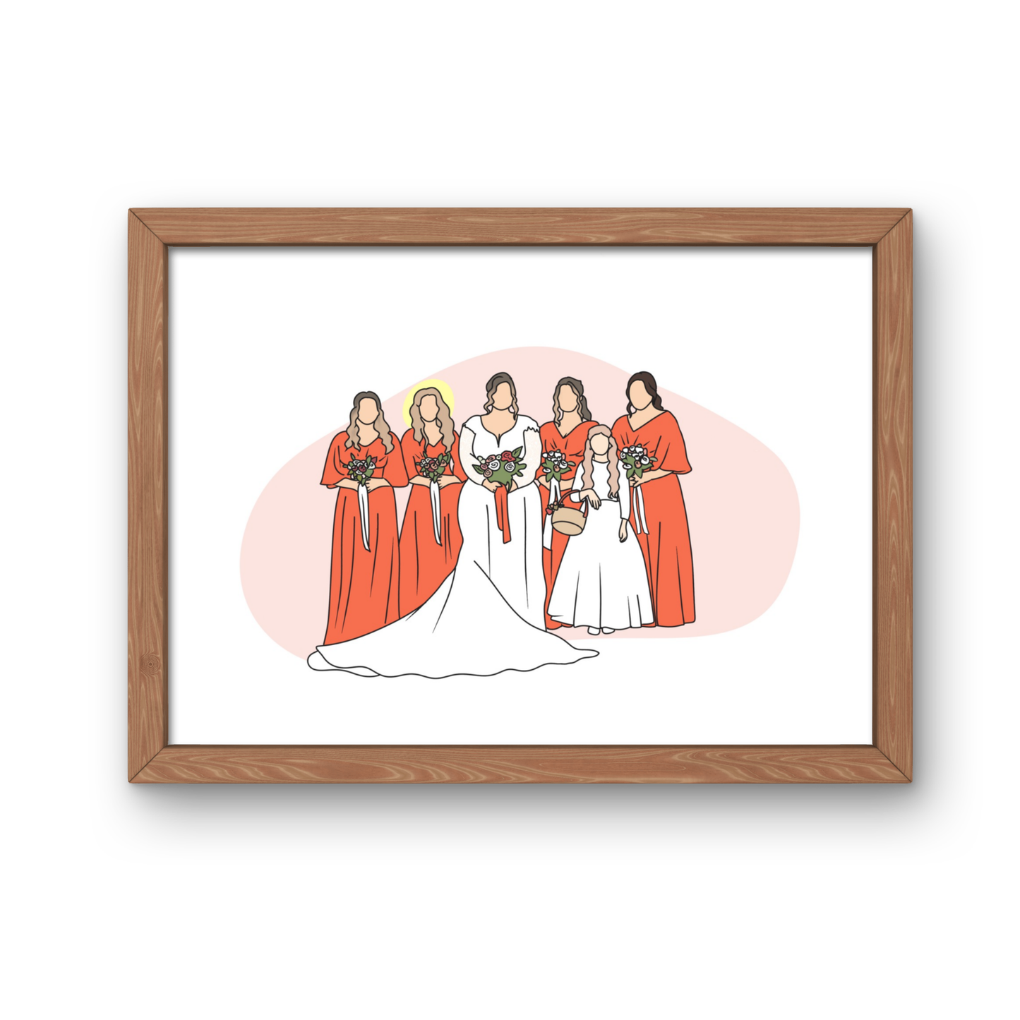 Personalized Digital Portrait – Add Your Loved Ones | Custom Family & Pet Keepsake