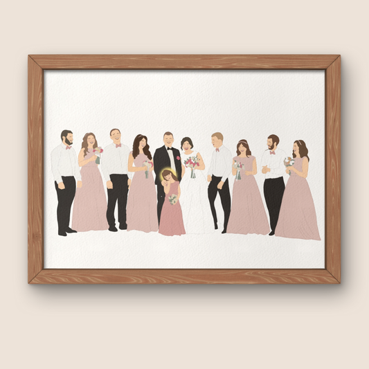 Personalized Digital Portrait – Add Your Loved Ones | Custom Family & Pet Keepsake (Kopie)
